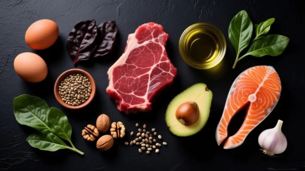 Alimentos que aumentam a testosterona naturalmente — ovos, carnes, nozes e vegetais