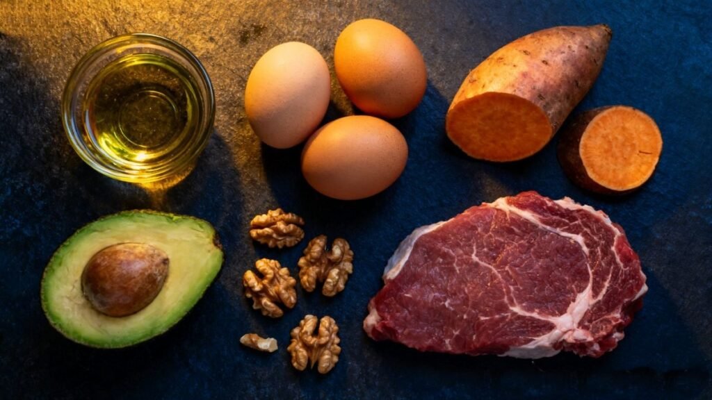 Alternativas alimentares saudáveis para proteger a testosterona — alimentos naturais e integrais