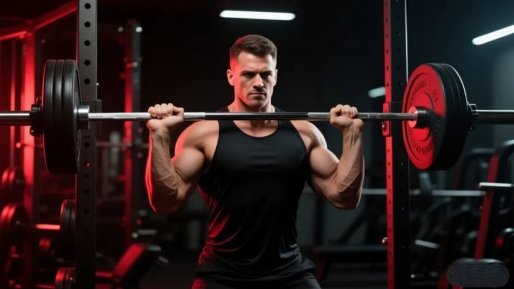 Exercício de força para recuperar energia e testosterona — treinamento masculino