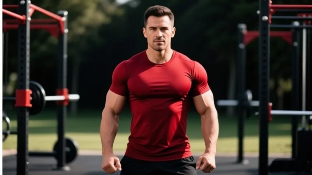 Homem com vitalidade e energia — resultado de suporte hormonal com TPOWER Testofen