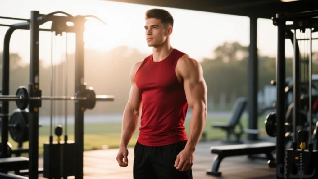 Homem com vitalidade e energia recuperada — saúde hormonal masculina